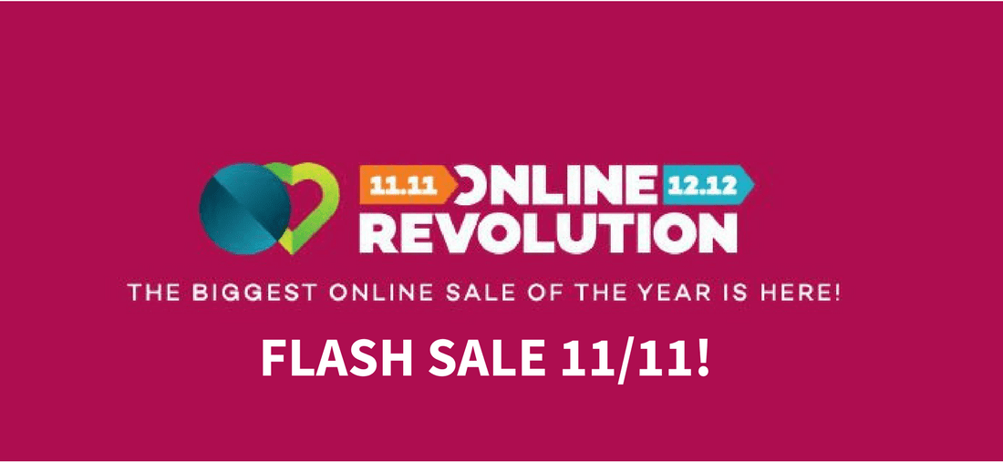 Lazada Online Revolution 2017 Flash Sale 11-11 Header