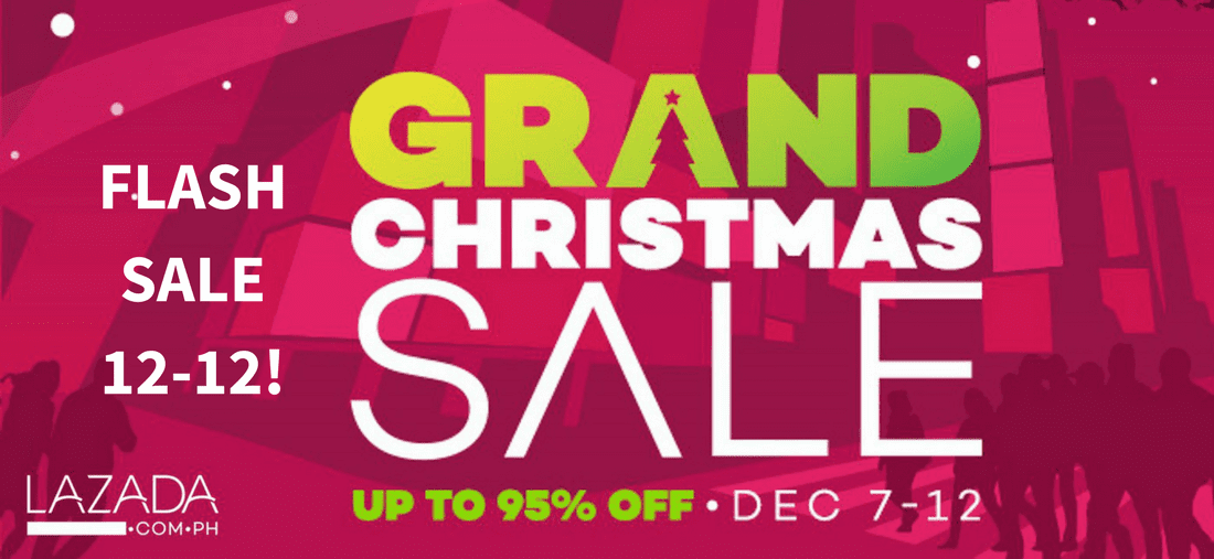Lazada Grand Christmas Sale 2017 Deals 12-12 Header