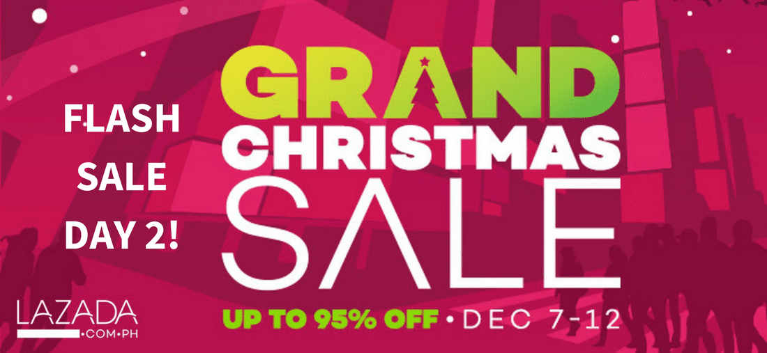 Lazada Grand Christmas Sale 2017 Deals Day 2 Header