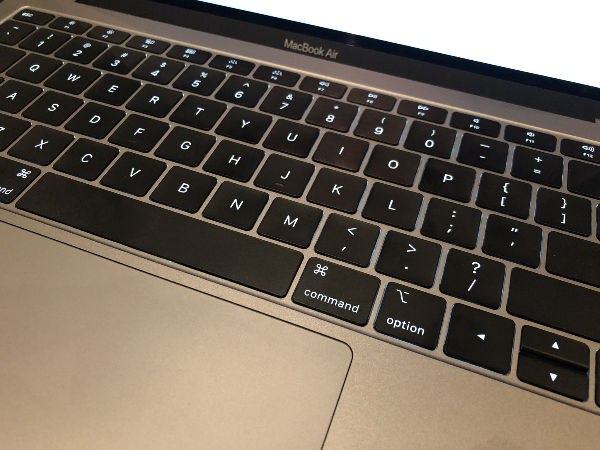 MacBook Air Keyboard Layout