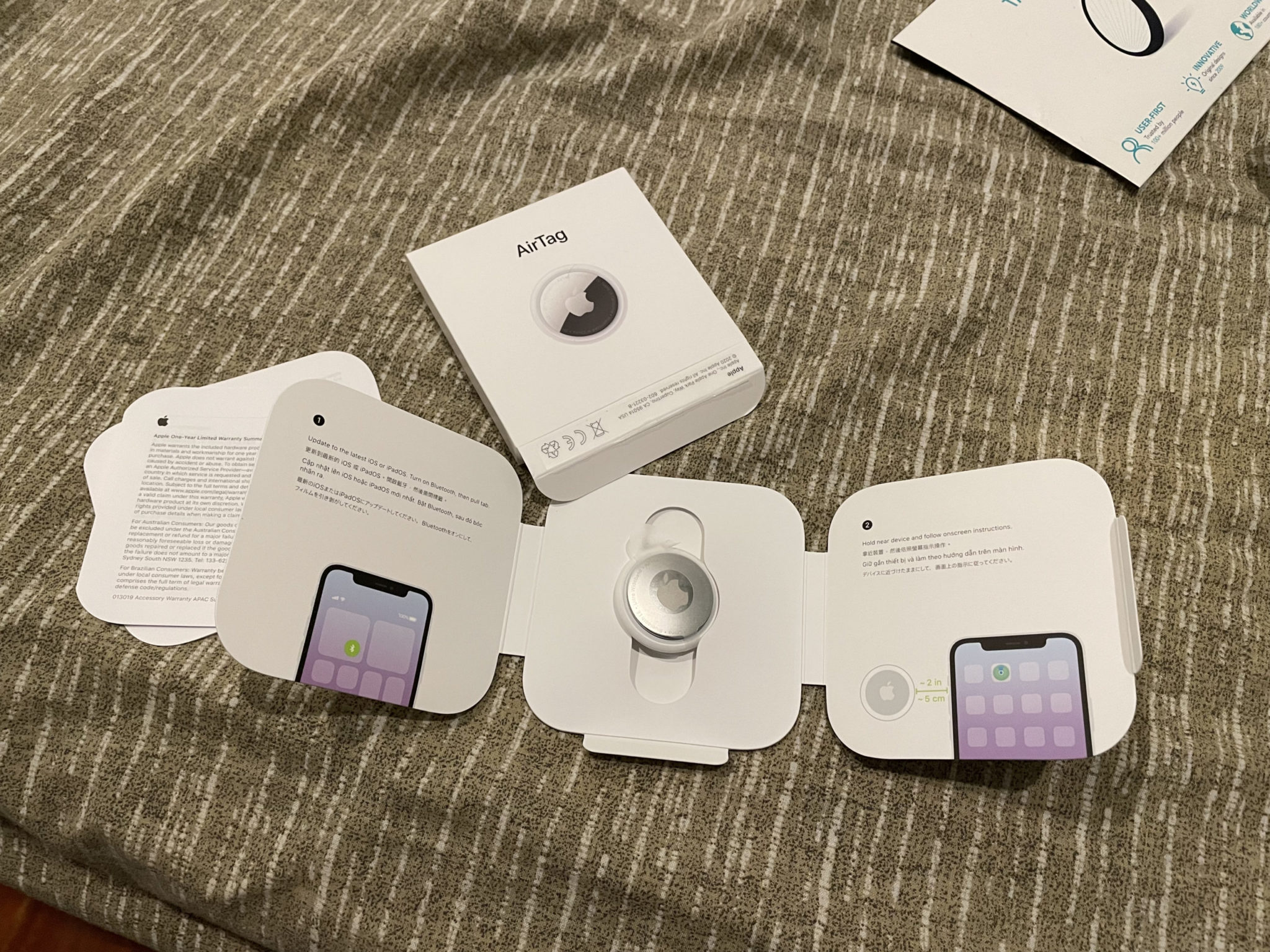 Apple airtag unboxing and first impressions utterly techie