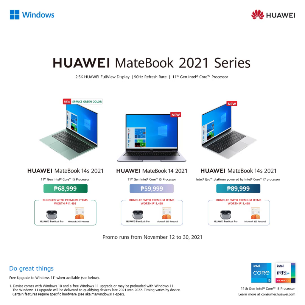 Huawei MateBook 14s 2021 in Huawei MateBook 2021 Series
