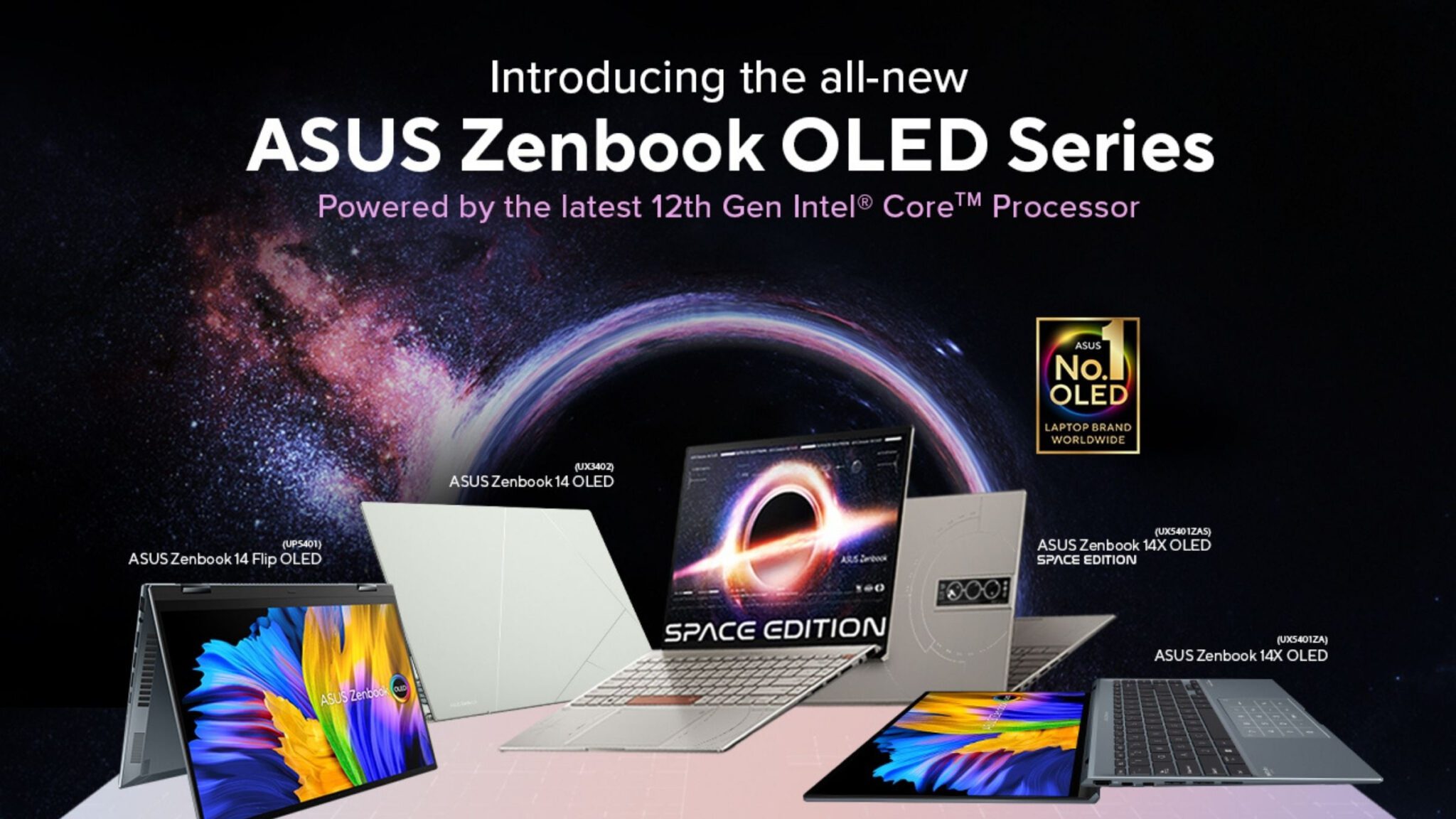 ASUS ZenBook OLED Laptops Header