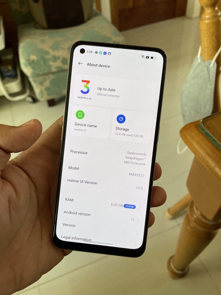 realme 9 Review - Software