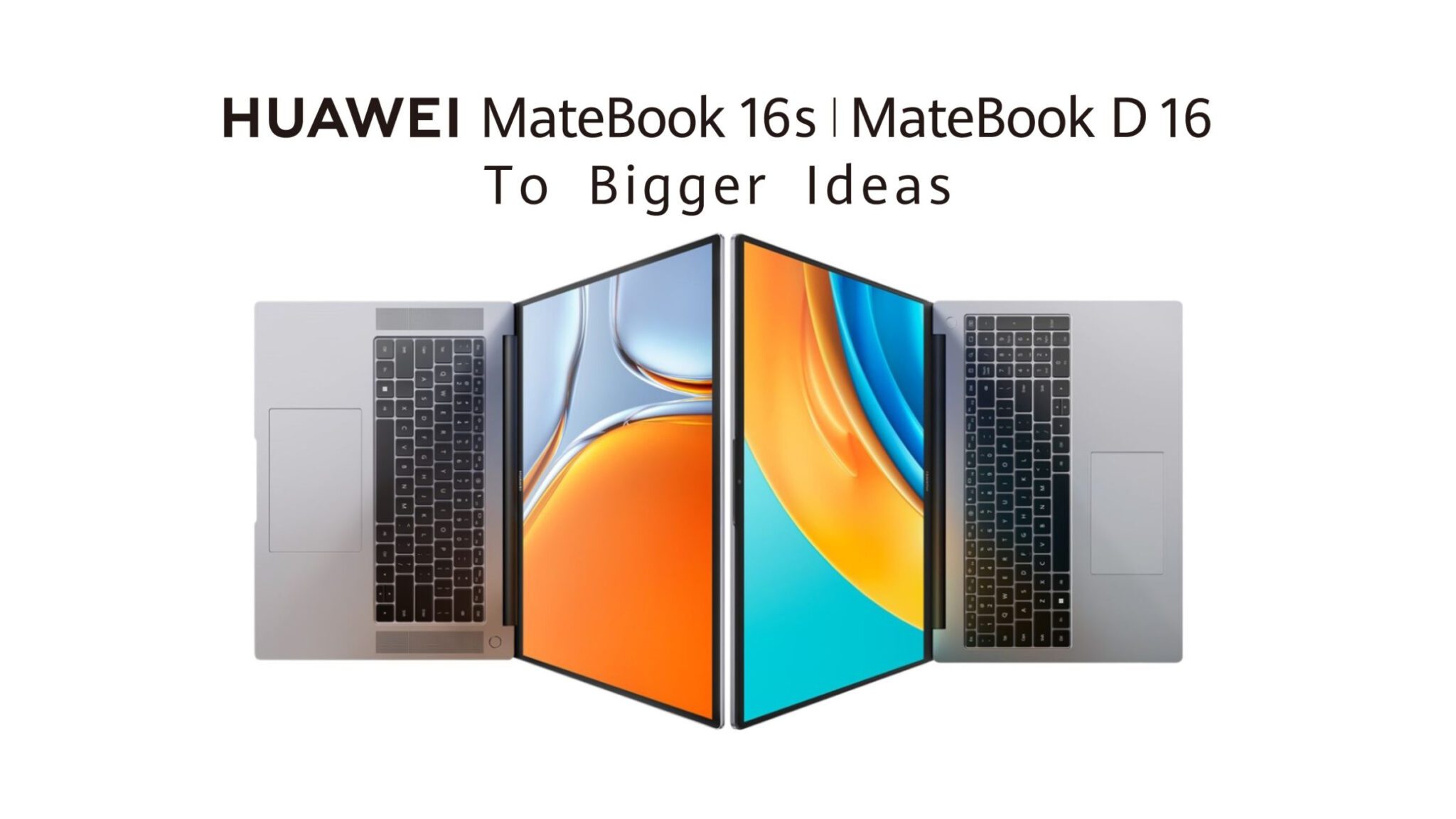 HUAWEI MateBook 16s and MateBook D16 Header