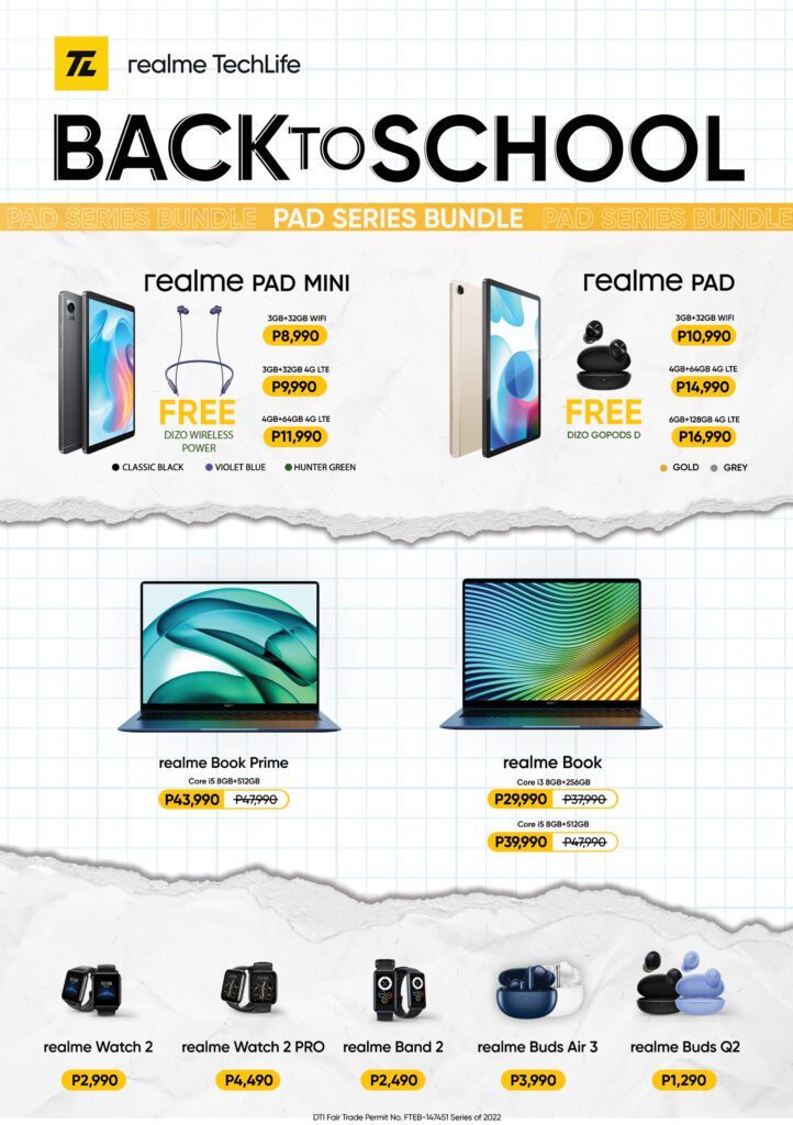 realme Fanfest 2022 - Back-to-School Bundles and Offers