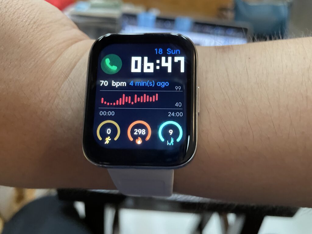 realme Watch 3 review - watch face
