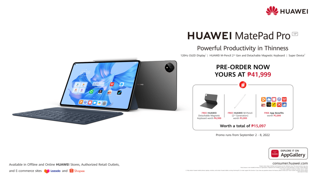 HUAWEI MatePad Pro 11 preorder info