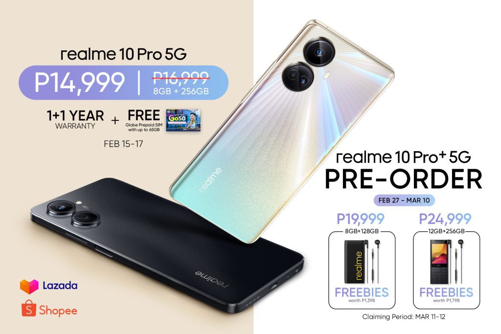 realme 10 Pro Series 5G Pricing and Preorder Offers Hero
