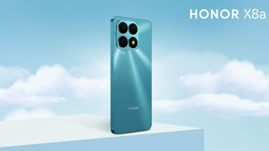 HONOR X8a in Cyan Lake