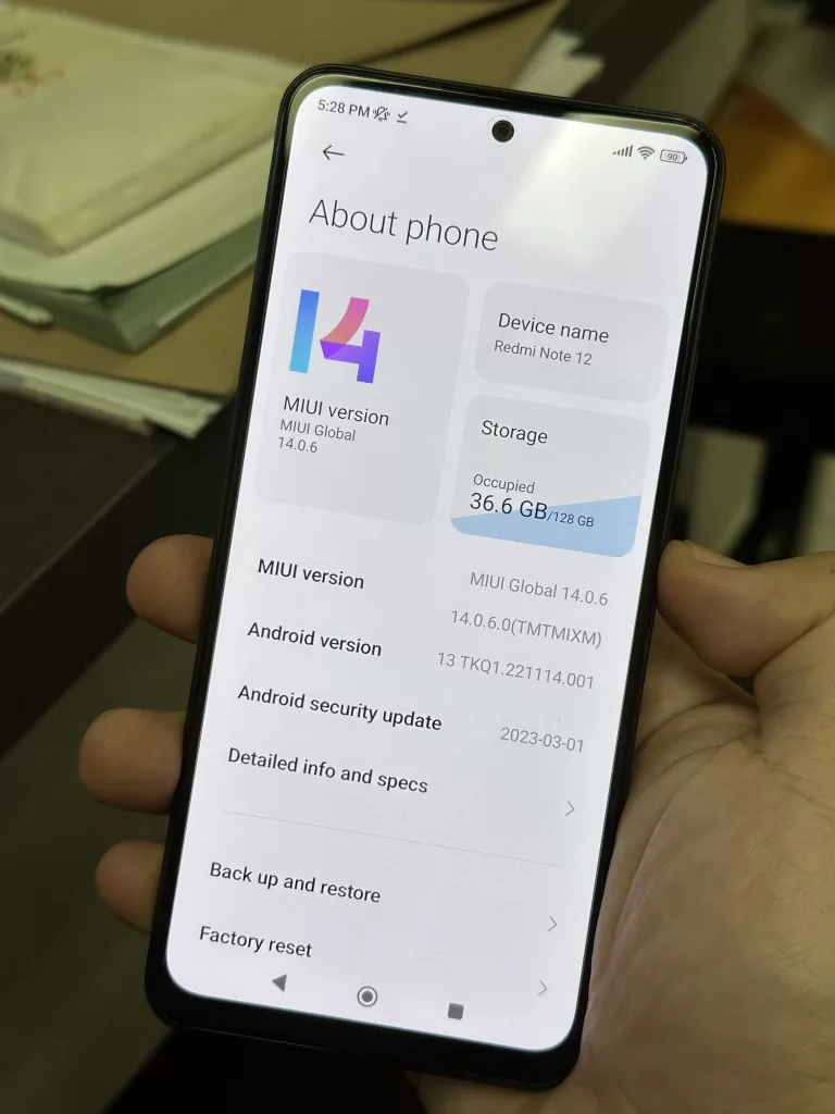 Redmi Note 12 First Impressions - MIUI 14