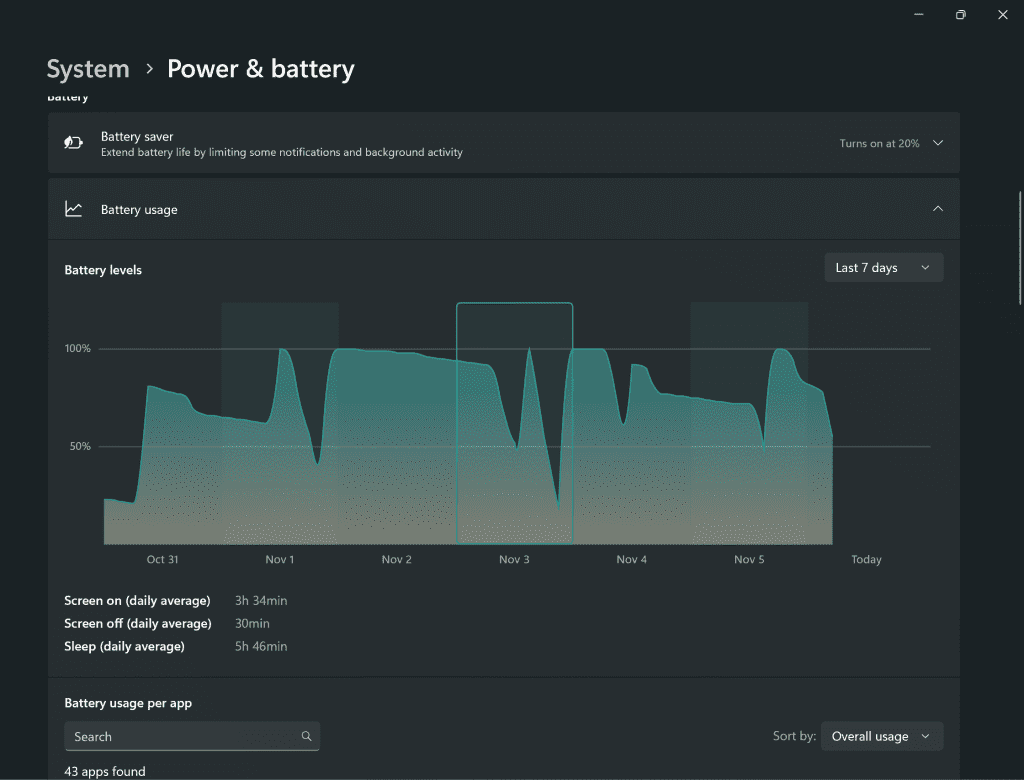 Zenbook S 13 OLED Windows Experience - Battery Life