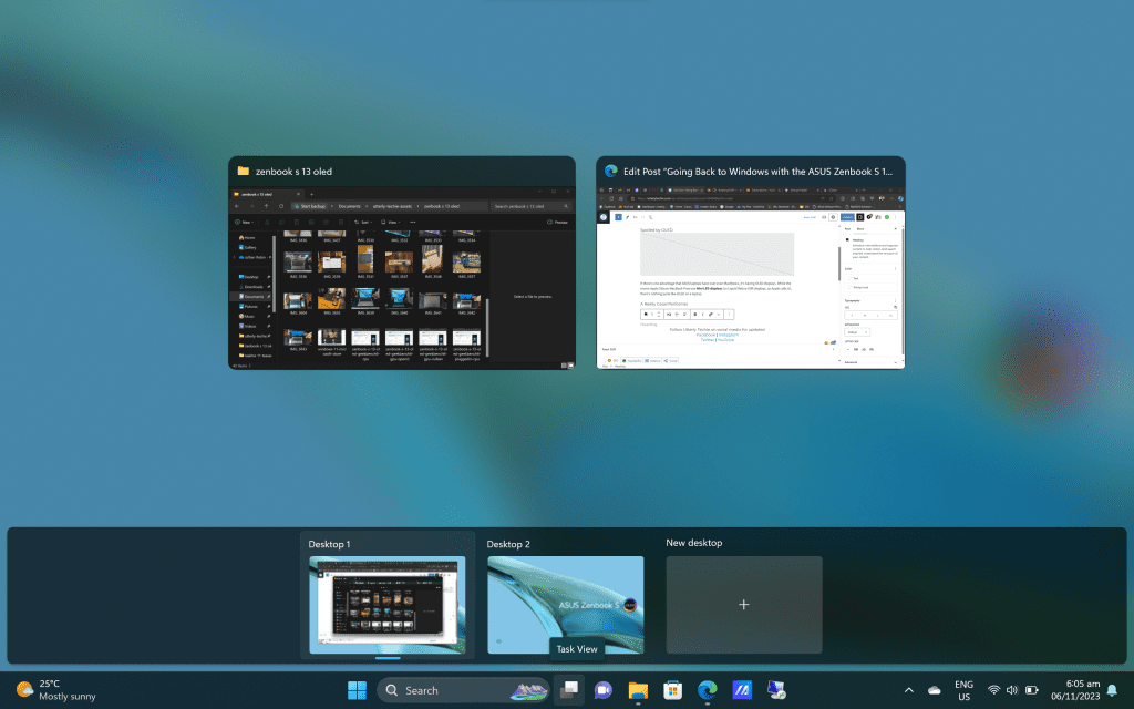 Windows 11 - Desktop Groups