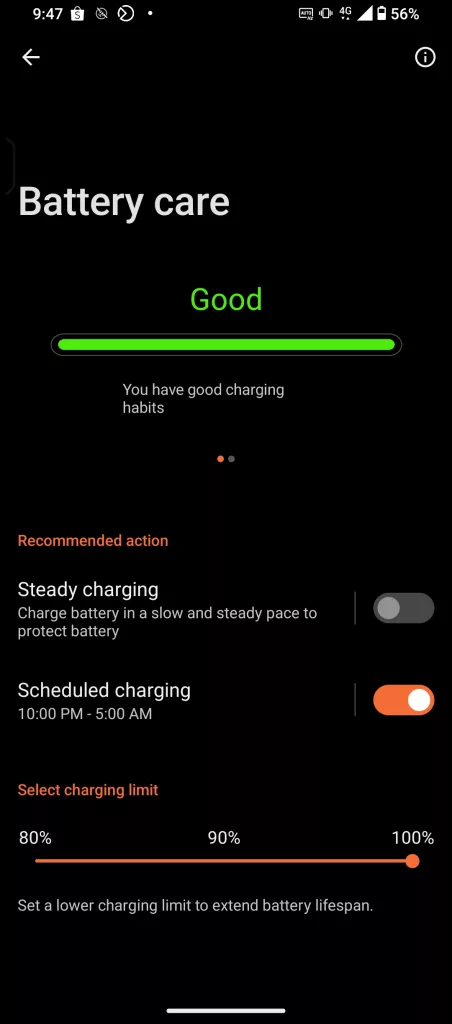 ROG Phone 7 Review - Battery Care