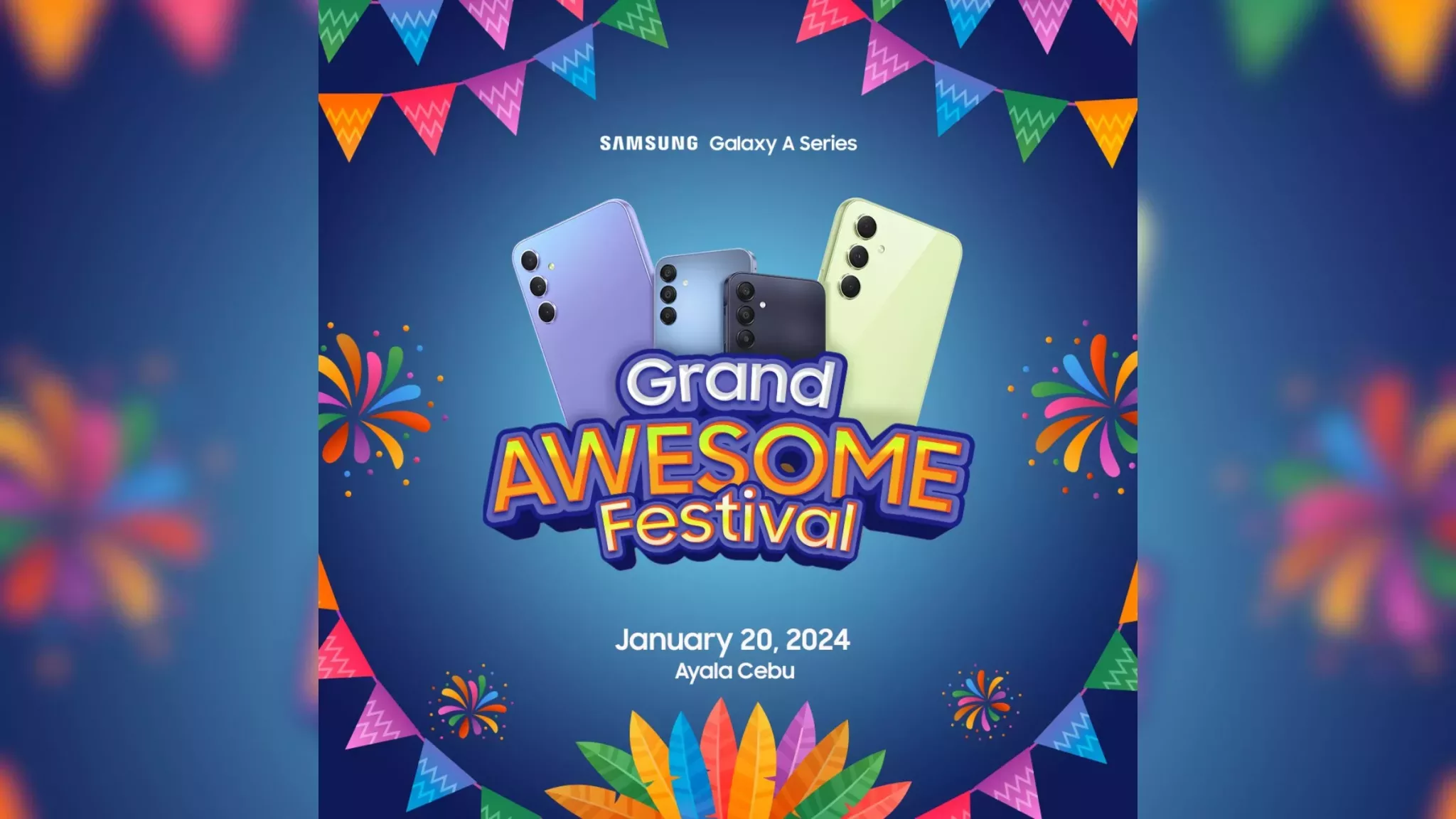 Samsung Grand Awesome Festival Sinulog 2024 Header