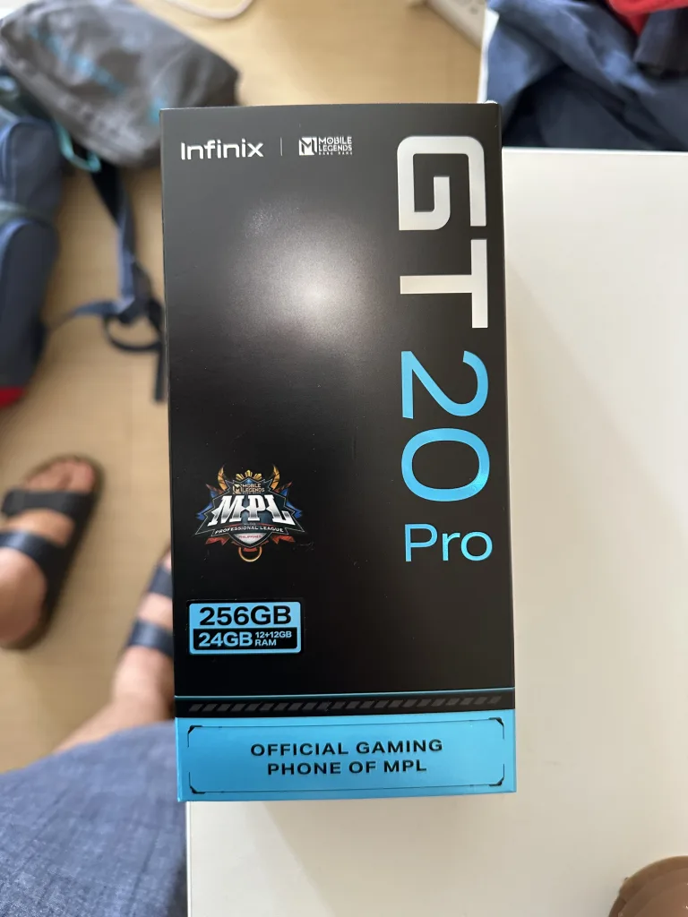 Infinix GT 20 Pro Review - Packaging