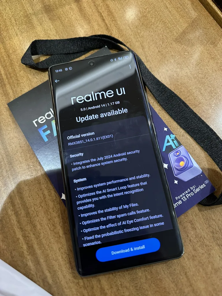 realme GT 6 Review - realme UI Software