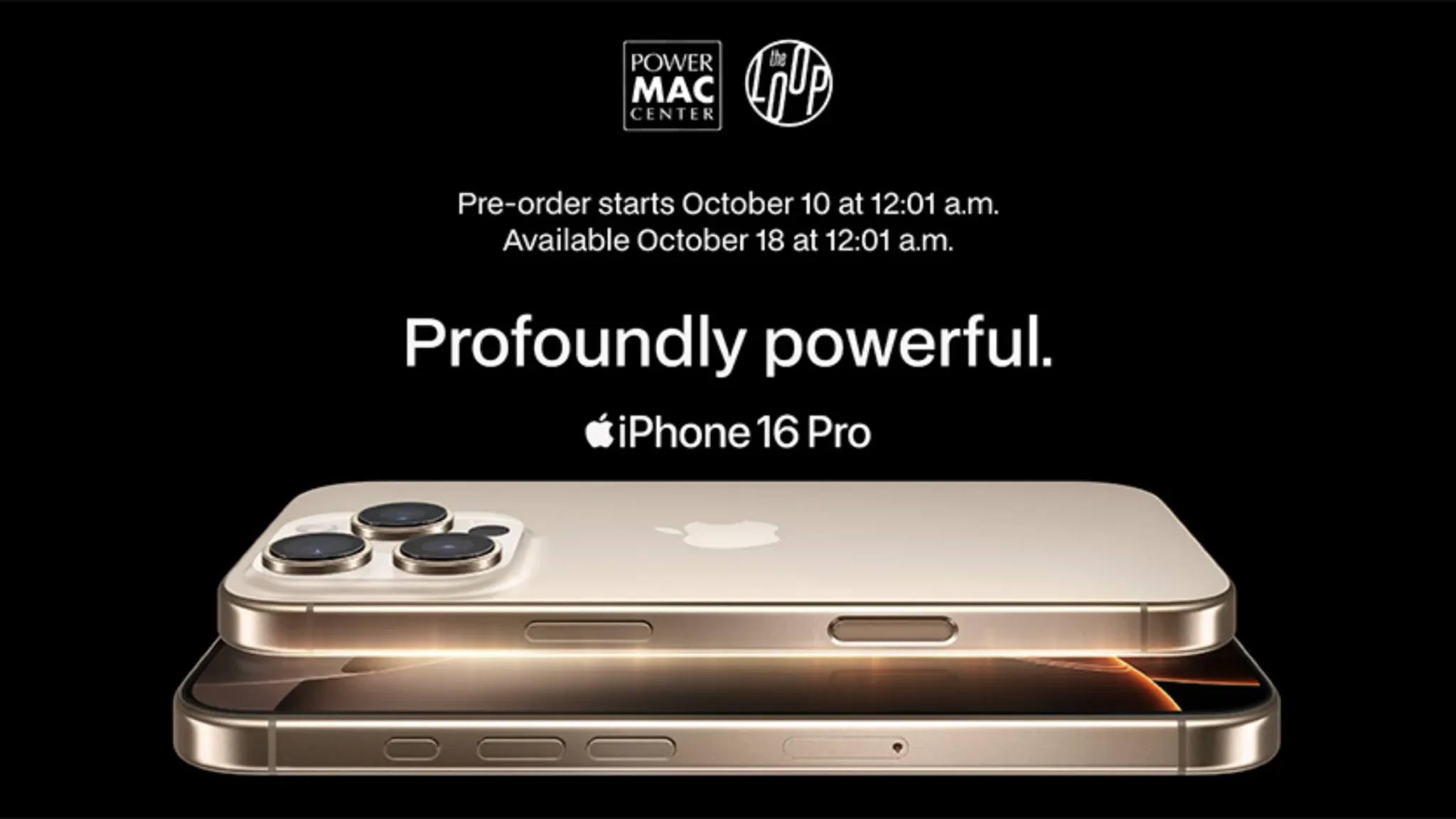 Preorder iPhone 16 Power Mac Center Header