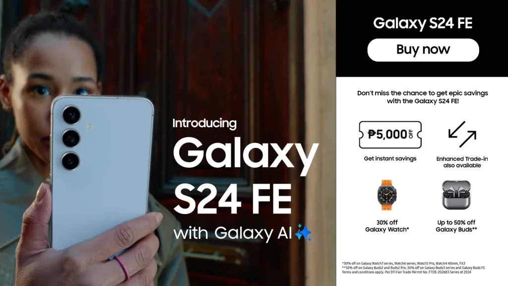 Galaxy S24 FE Philippines Launch Offer