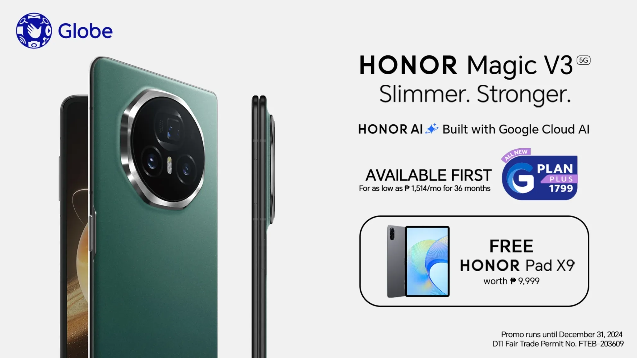 HONOR Magic V3 Philippines Info Header