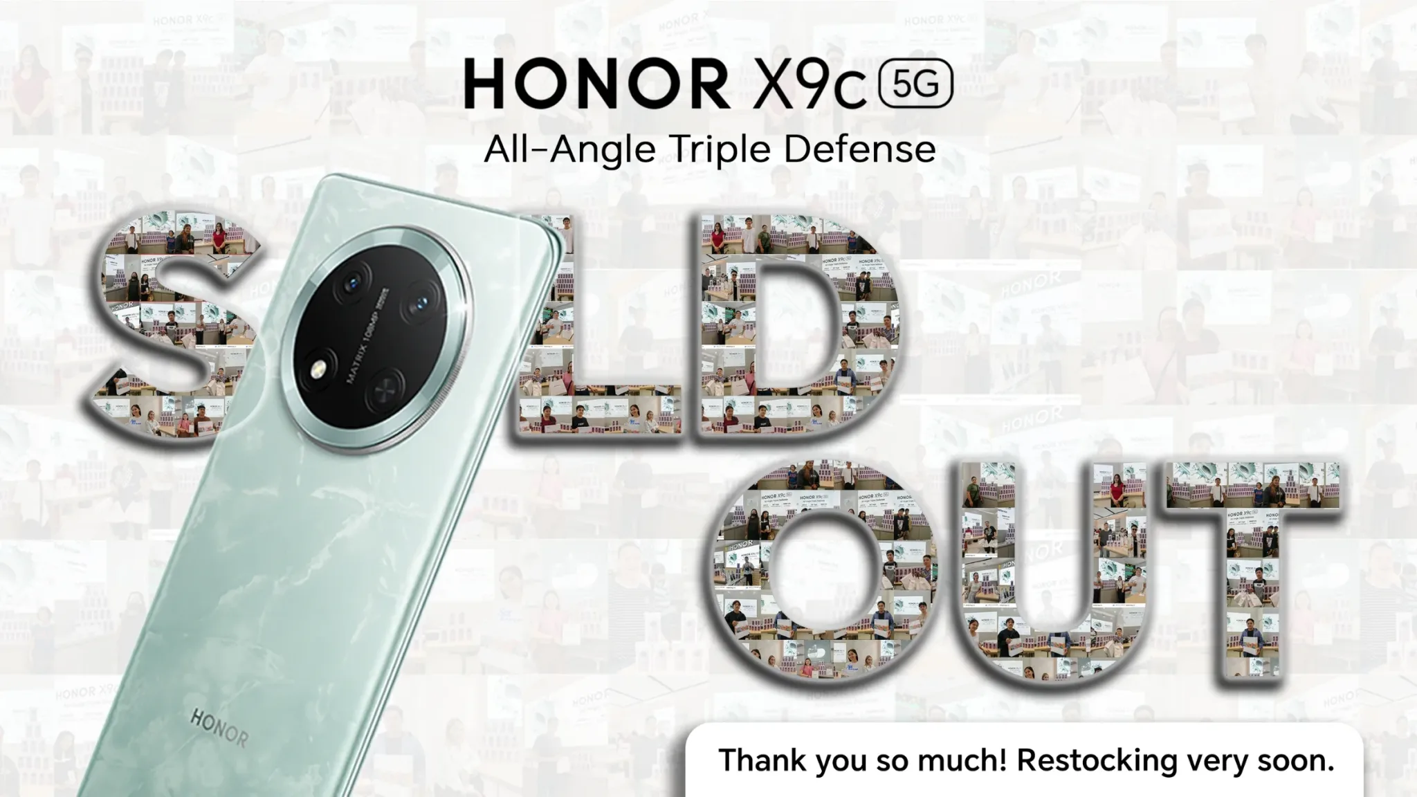 HONOR X9c 5G SOLD OUT in Just 3 DAYS Header