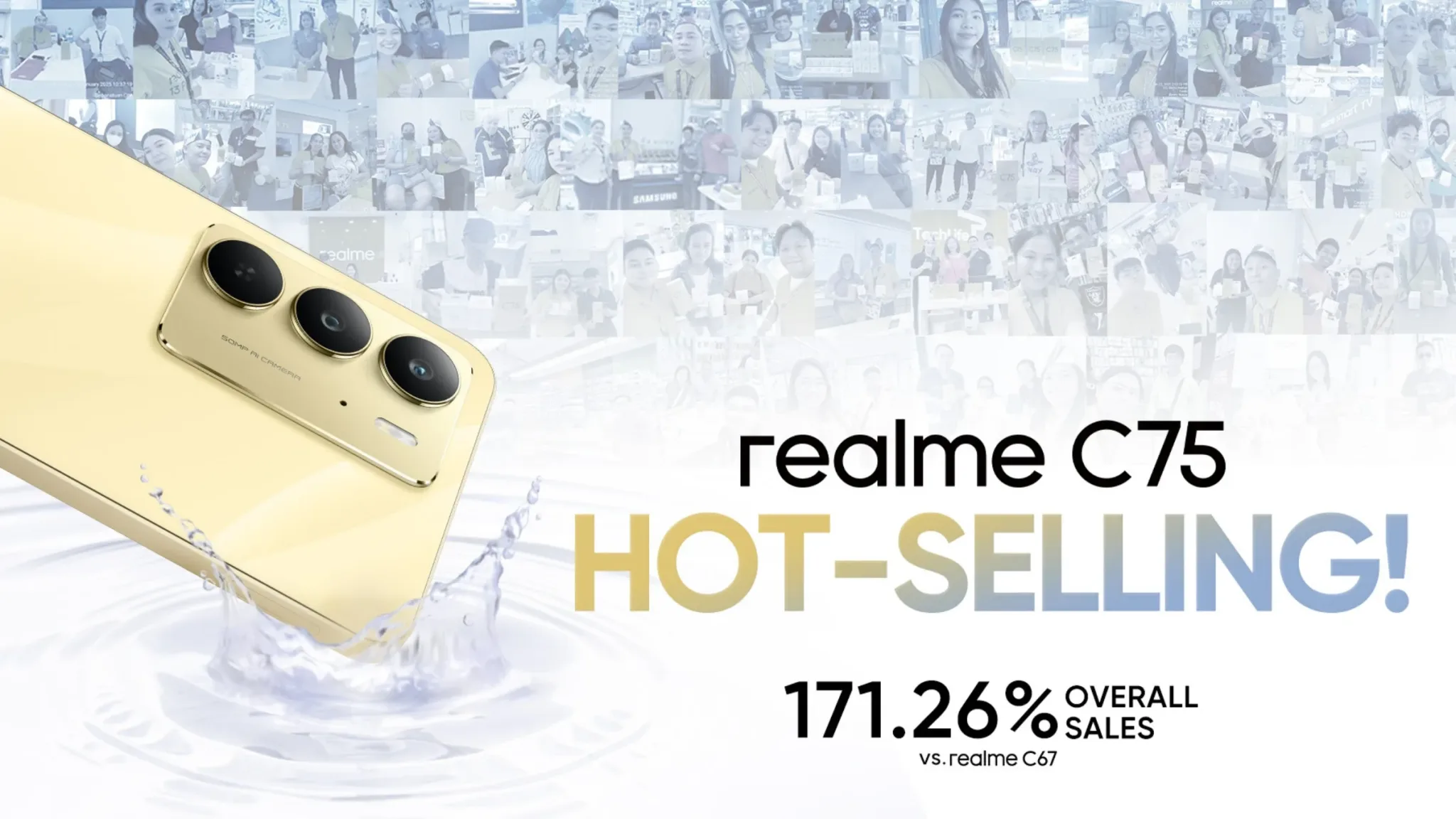 Hot-Selling realme C75 Strong Sales Header