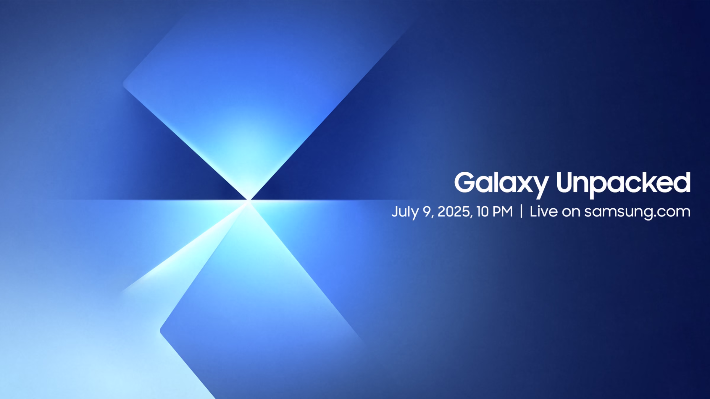 Galaxy Unpacked July 2025 Launch Info Header