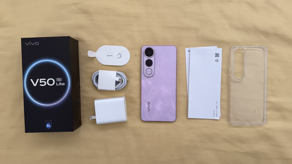 vivo V50 Lite 5G Review - Inside the Box