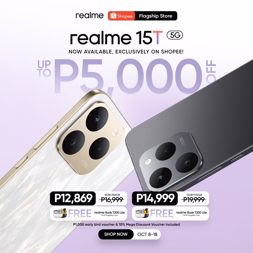 realme 15T 5G - Shopee Promo