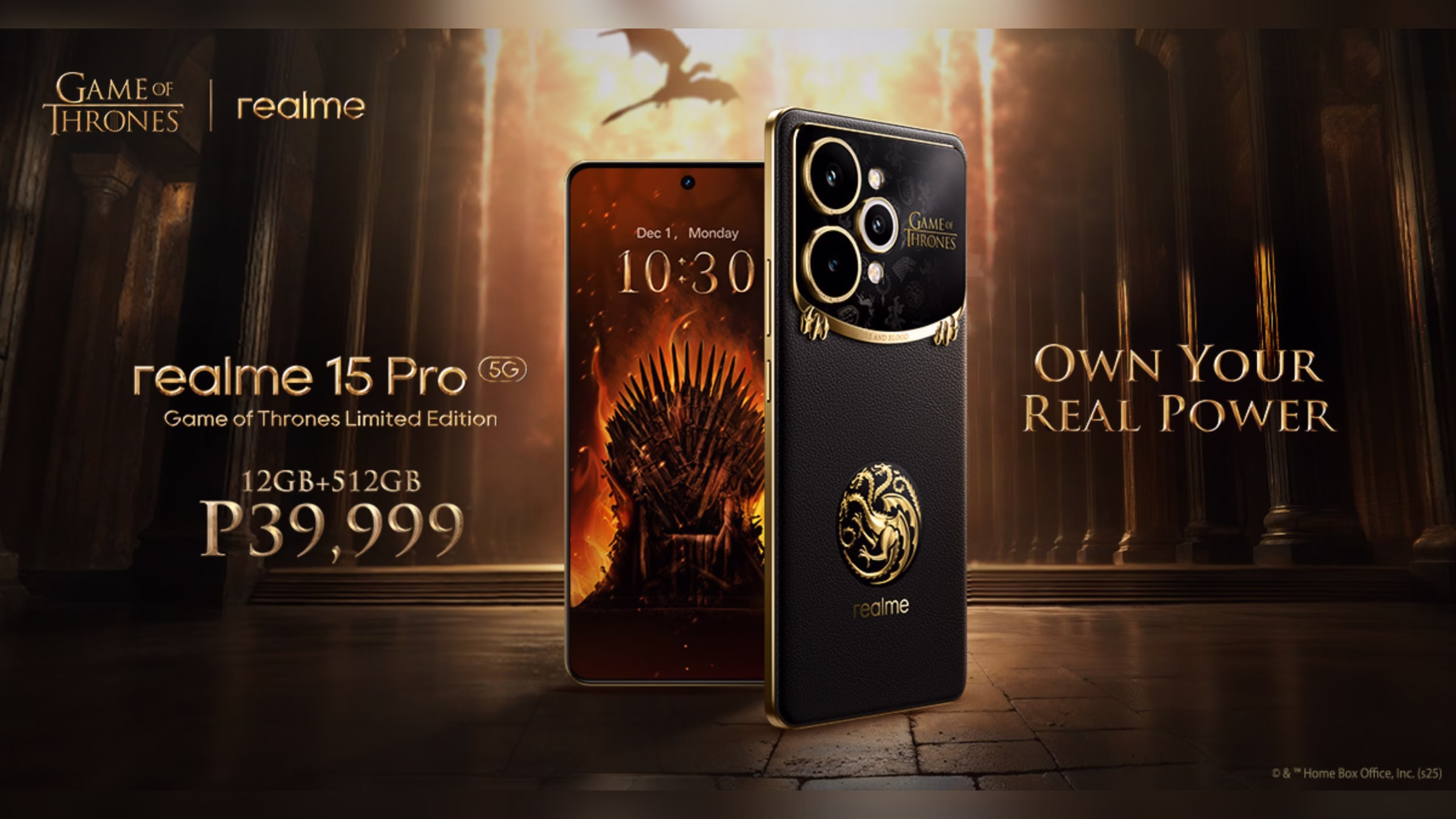 realme 15 Pro Game of Thrones Limited Edition Header