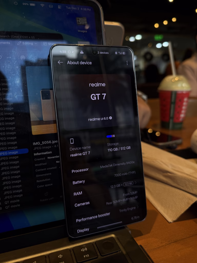 realme GT 7 Review - Specs