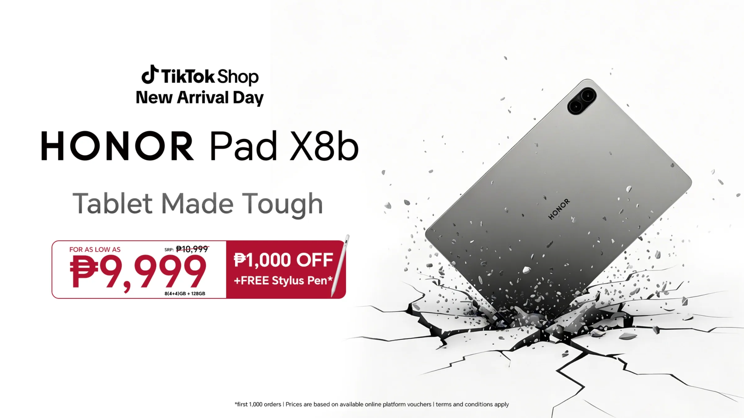 HONOR Pad X8b PH Info Header