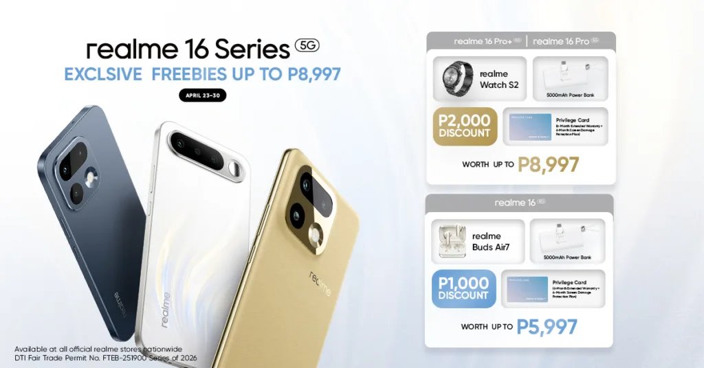 realme 16 Series 5G - Philippines Pre-order Details