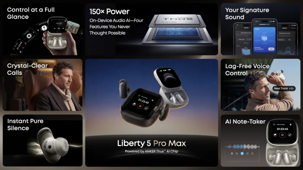 soundcore Liberty 5 Pro Series - Liberty 5 Pro Max Highlights