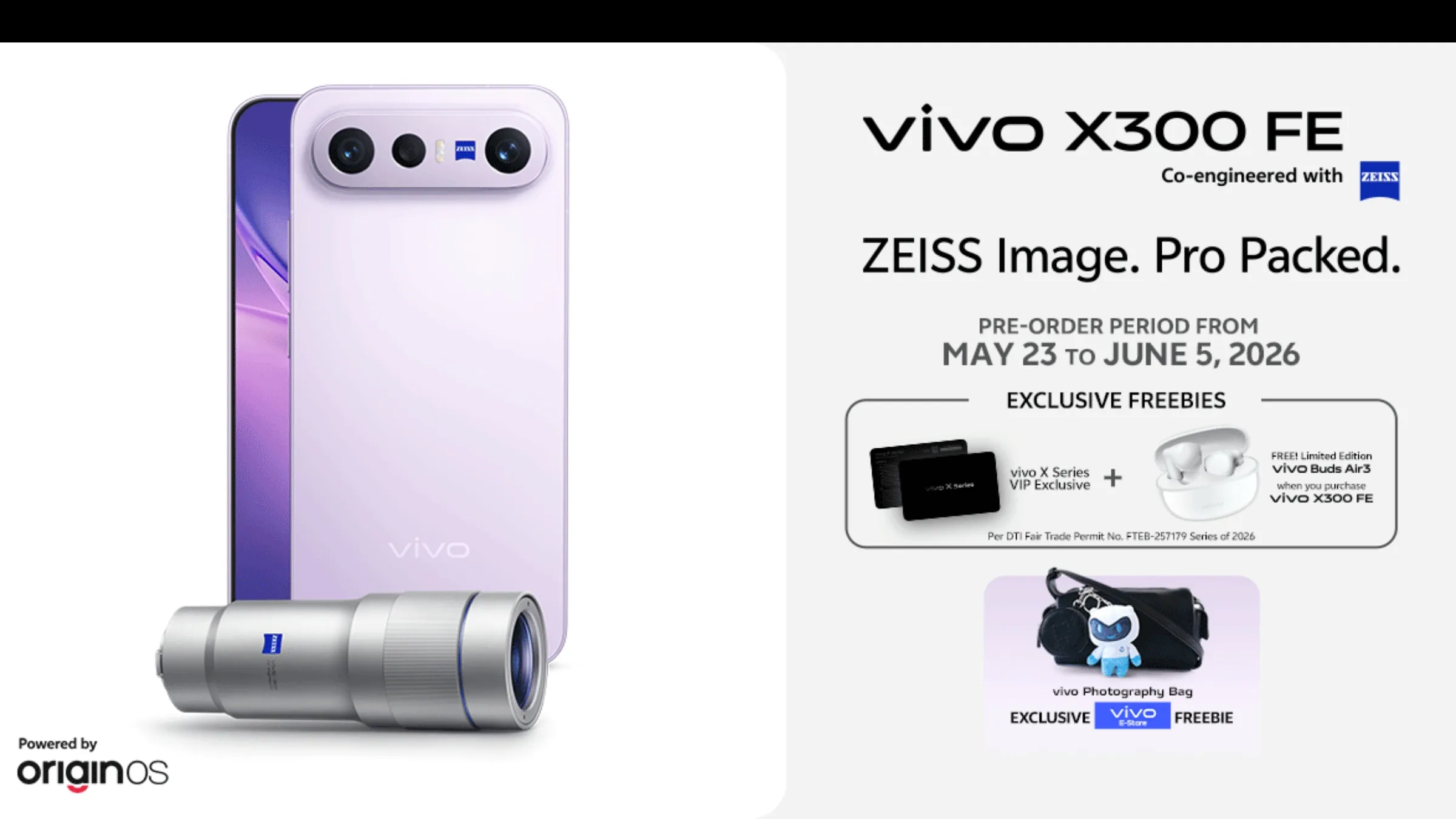 vivo X300 FE Philippines Info Header