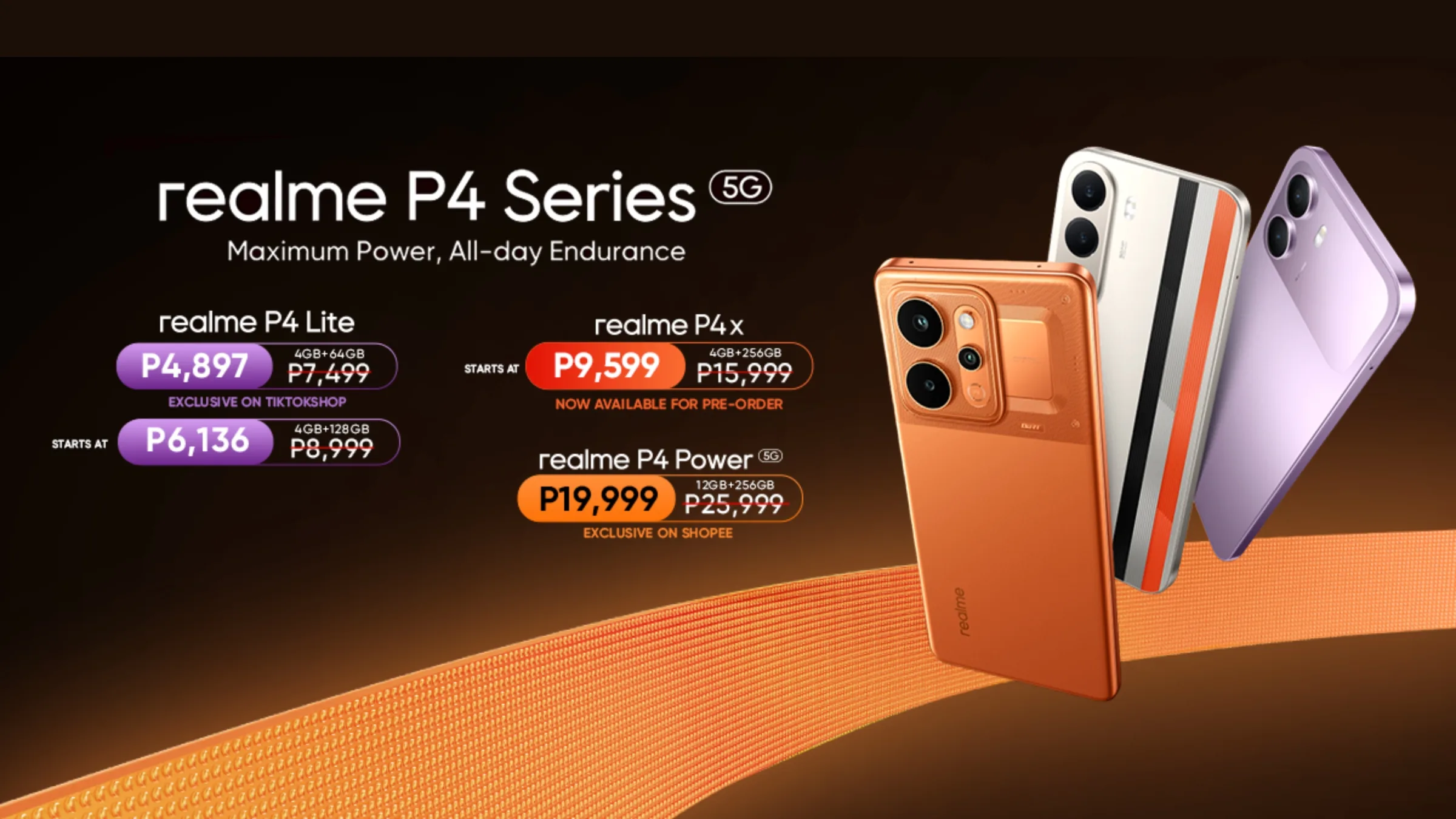 realme P4 Series PH Info Header