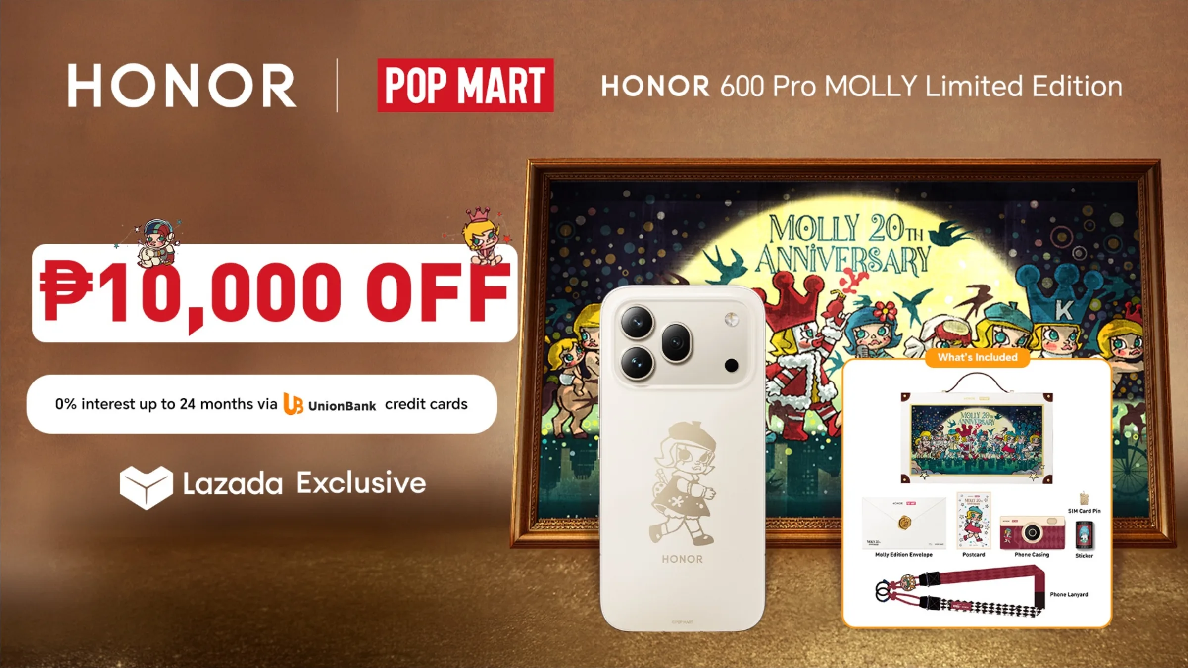 HONOR 600 Pro MOLLY Limited Edition PH Info Header