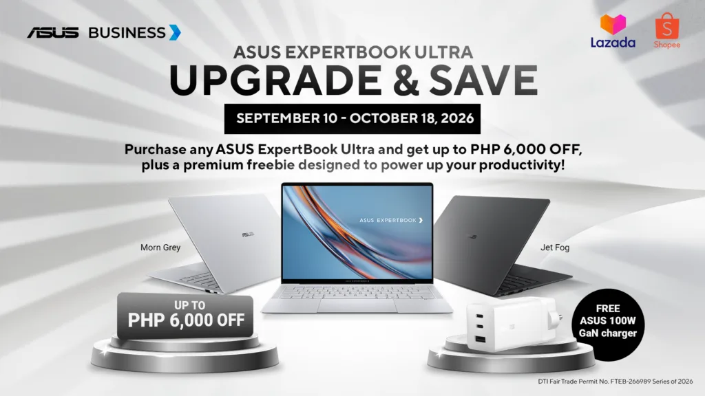 ASUS ExpertBook Ultra Upgrade and Save Promo in Lazada and Shopee