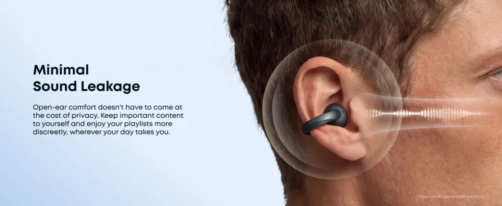 Anker soundcore AeroClip 2 Minimal Sound Leakage