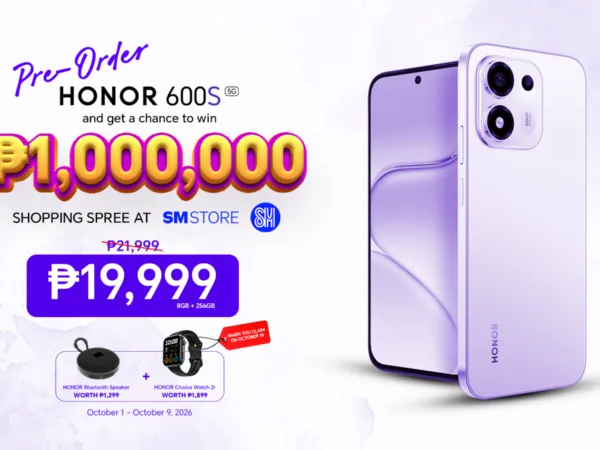 HONOR 600S Now in the Philippines for Preorder Info Header