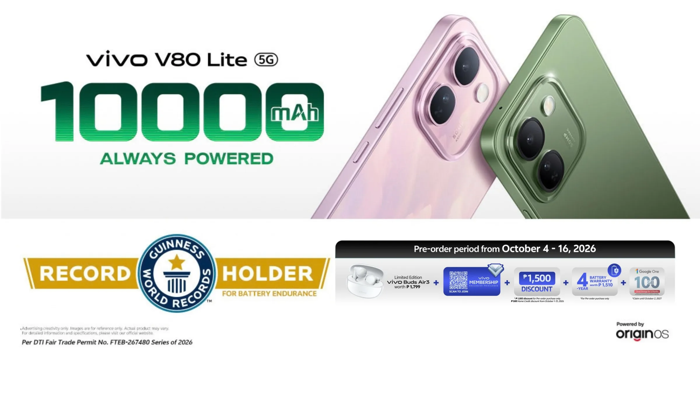 vivo V80 Lite 5G Philippines Info Header