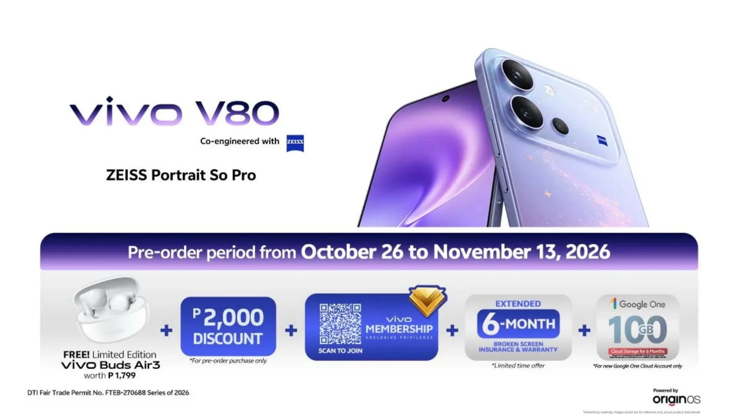 vivo V80 Philippines Preorder Info Header